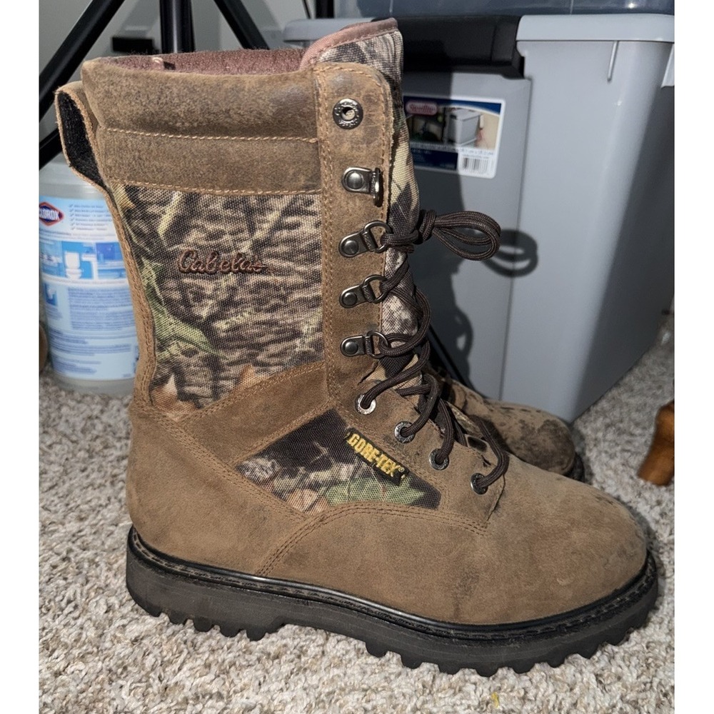 Cabela's‎ Gore-Tex Hunting Boots Size Men's 10 D Thinsulate Ultra Brown Camo